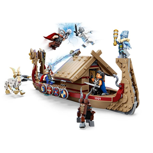 لگو مارول سری ابر قهرمانان 564 قطعه مدل کشتی ثور Boat Thor 77208_اسباب بازی